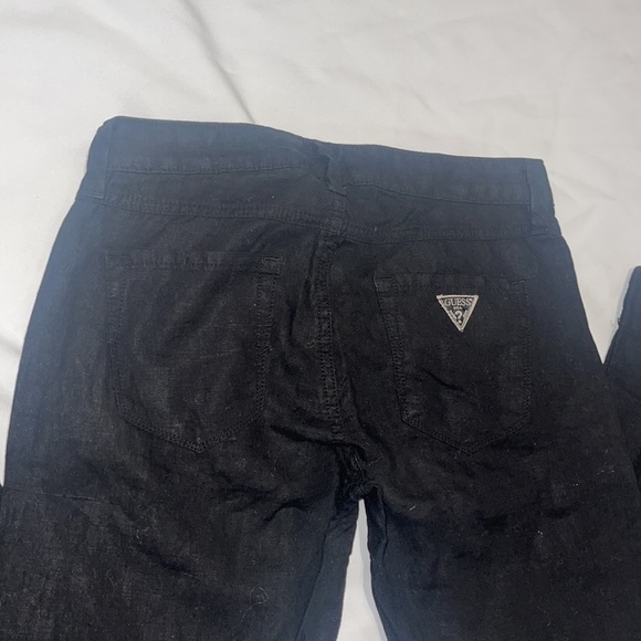 New Guess Brittney Low Rise Pants Wide Leg 0 24 - Picture 6 of 7